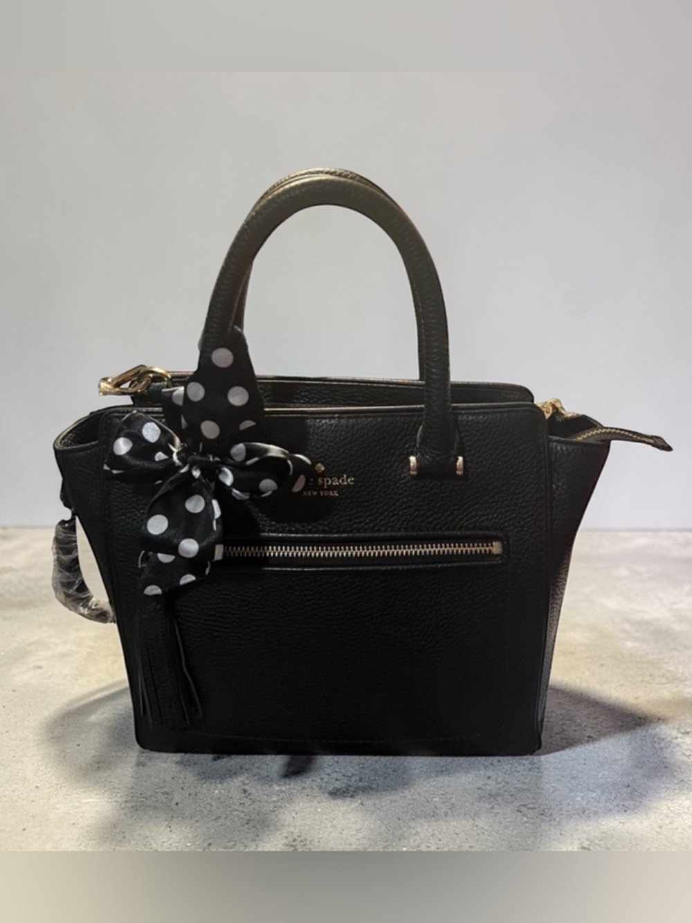 KATE SPADE CHESTER STREET ALLYN LEATHER SATCHEL CROSSBODY BAG